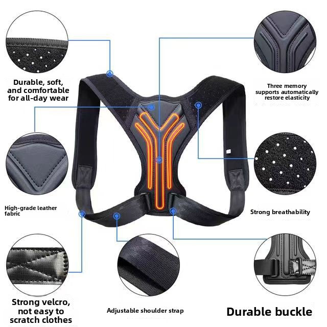 Spinal posture correction belt